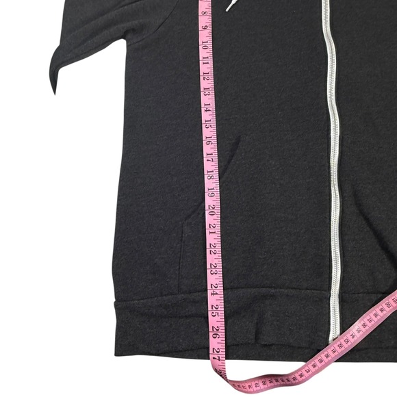 Malibu Farm Bella + Canvas Zip Up Hoodie Sweatshirt Womens XL Gray - Picture 4 of 8